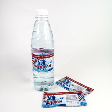 Private Design High Quality Shrink Sleeve Label For Mineral Water Bottles